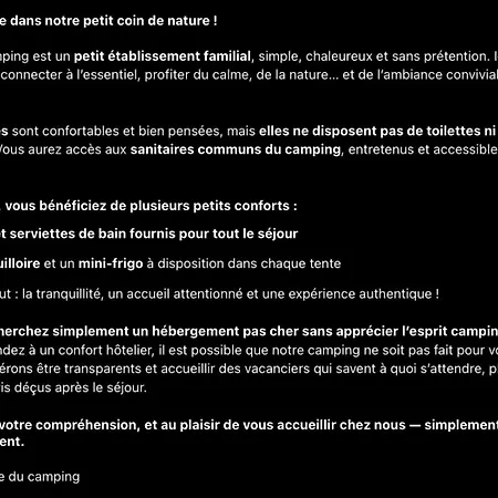 La Tente De Mercone - Pratu * Corte (Corsica)